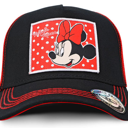 Gorra Minnie Mouse Disney Original Malla Negro/Rojo Oc Cap