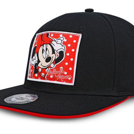 Gorra Minnie Mouse Disney Original Plana Negro/Rojo Oc Caps