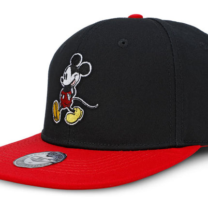 Gorra Mickey Mouse Disney Original Plana Clásica Negro/Rojo Oc Caps