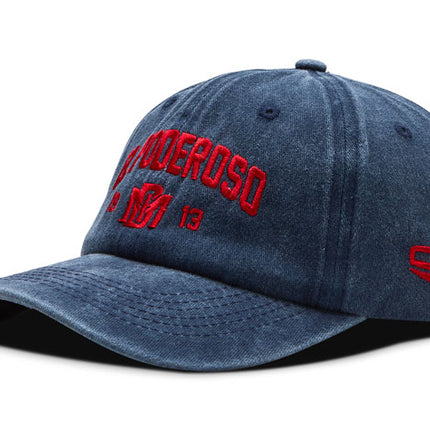 Gorra DIM Independiente Medellín Oficial dril desgastada Azul