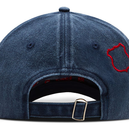 Gorra DIM Independiente Medellín Oficial dril desgastada Azul