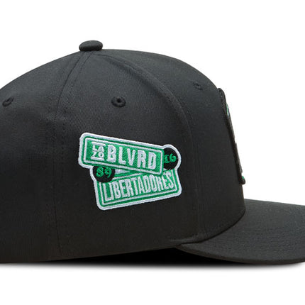 Gorra Atlético Nacional Oficial Negra Barrio Verdolaga