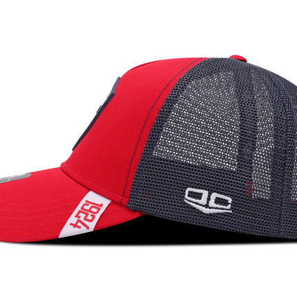 Gorra Junior FC Oficial de Malla FJL-007 rojo/azul