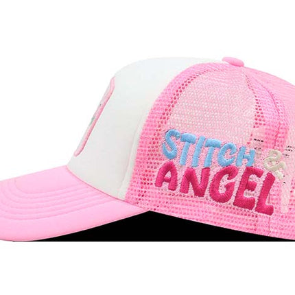 Gorra Lilo & Stitch Ds-010 keep palm & carry on rosa