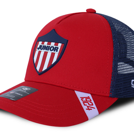Gorra Junior FC Oficial de Malla FJL-007 rojo/azul