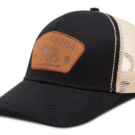 Gorra de moda Oc Caps Malla California Golden State negra