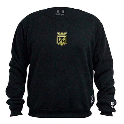 Saco Atlético Nacional Oficial conmebol libertadores negro escudo clásico dorado