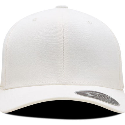 Gorra Flexfit 110 wool fabric BK blanco