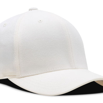 Gorra Flexfit 110 wool fabric BK blanco