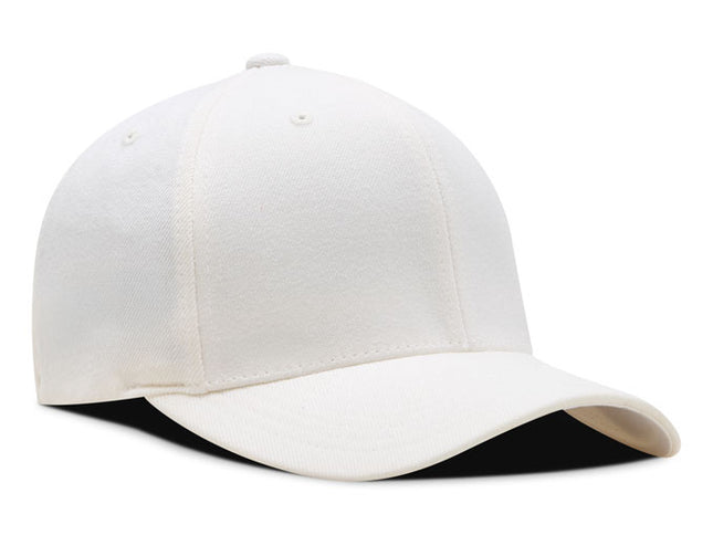 Gorra Flexfit 110 wool fabric BK blanco