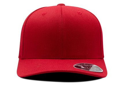 Gorra Flexfit 110 wool fabric BK rojo
