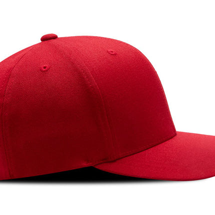 Gorra Flexfit 110 wool fabric BK rojo