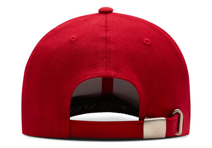 Gorra Flexfit 110 wool fabric BK rojo