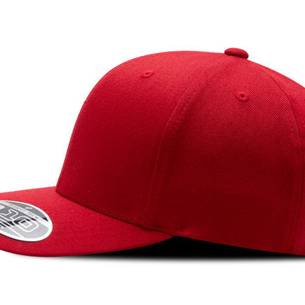 Gorra Flexfit 110 wool fabric BK rojo