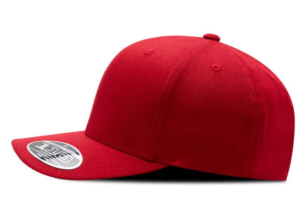Gorra Flexfit 110 wool fabric BK rojo