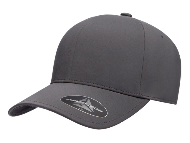 Gorra Flexfit Delta 180 Gris Oscuro