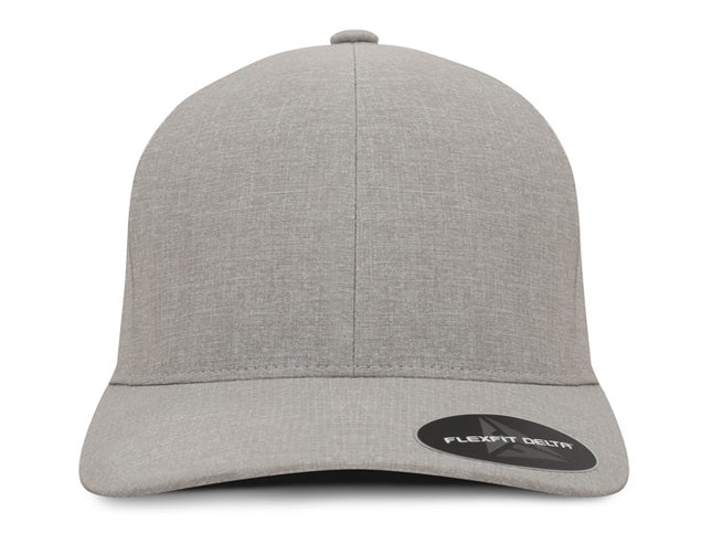 Gorra Flexfit Delta 180A Carbon Gris Claro Ajustable
