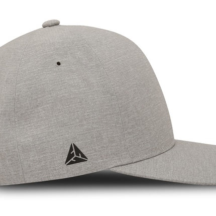 Gorra Flexfit Delta 180A Carbon Gris Claro Ajustable