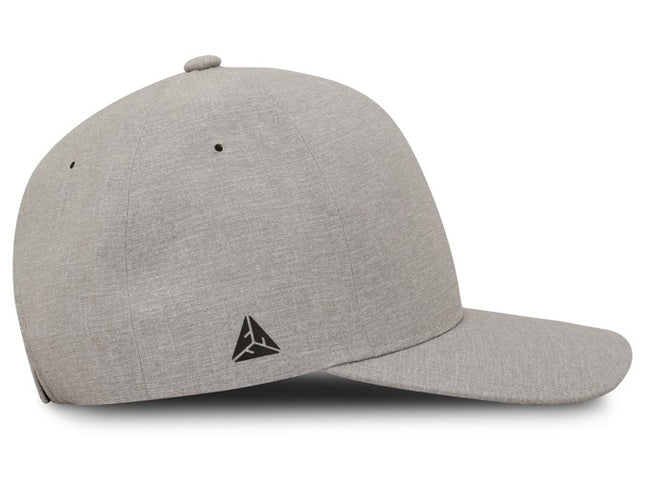 Gorra Flexfit Delta 180A Carbon Gris Claro Ajustable