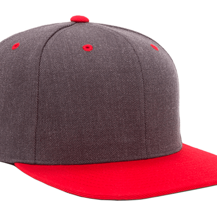 GORRA FLEXFIT SNAPBACK GRIS/ROJO 6089MT