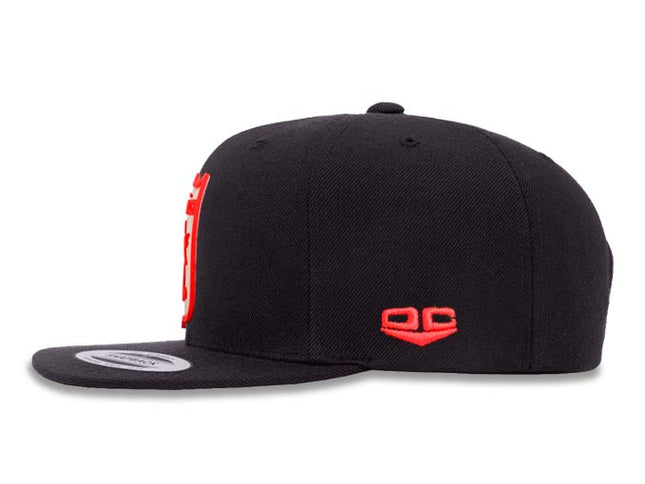 Gorra América de Cali Oficial Flexfit 6089M Plana Negra