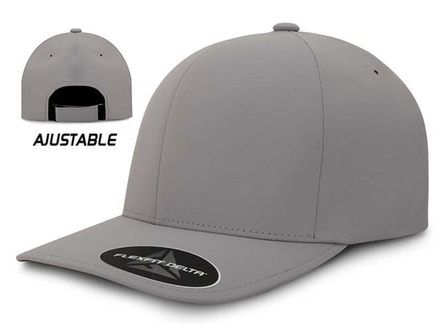 Gorra Flexfit Delta 180A Gris claro