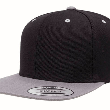 GORRA FLEXFIT SNAPBACK NEGRO/GRIS 6089MT
