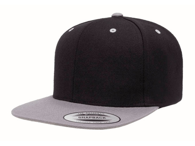 GORRA FLEXFIT SNAPBACK NEGRO/GRIS 6089MT