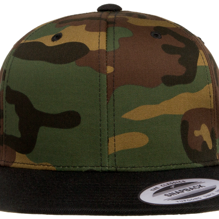 Gorra Flexfit Snapback 6089 Camo Verde/Negro