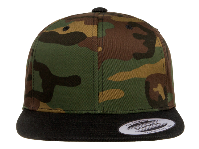 Gorra Flexfit Snapback 6089 Camo Verde/Negro
