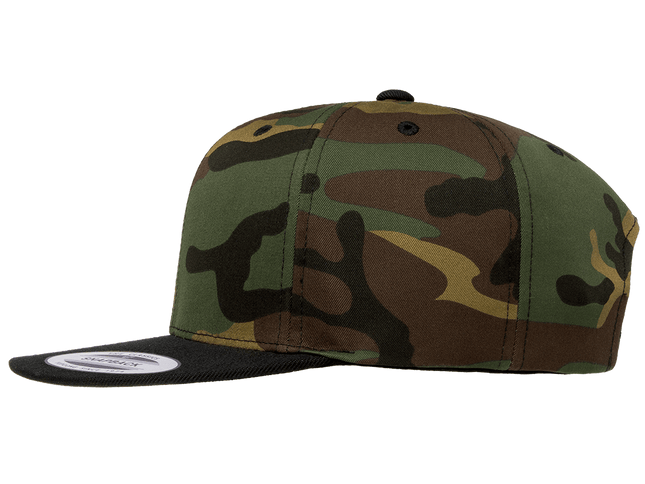 Gorra Flexfit Snapback 6089 Camo Verde/Negro