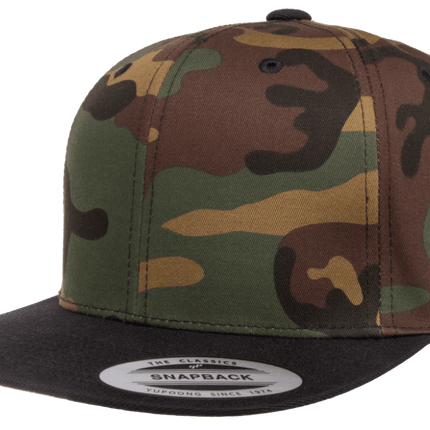 Gorra Flexfit Snapback 6089 Camo Verde/Negro
