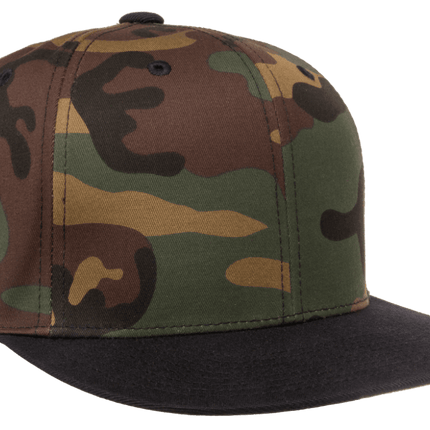 Gorra Flexfit Snapback 6089 Camo Verde/Negro