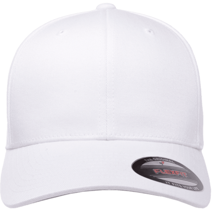 Gorra Flexfit Clásica 6277 Cerrada Blanca