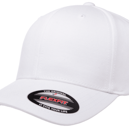 Gorra Flexfit Clásica 6277 Cerrada Blanca