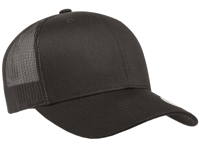 Gorra Flexfit 6606 Retro trucker negro