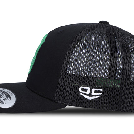 Gorra Deportivo Cali Oficial Flexfit 6606 Negro