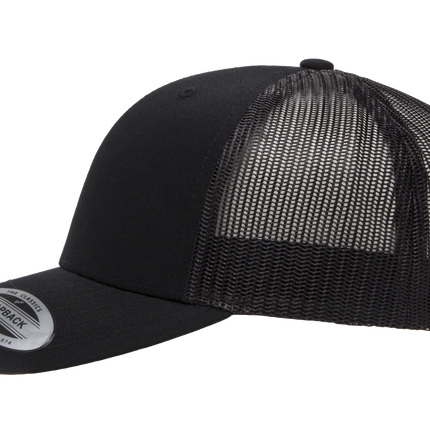 Gorra Flexfit 6606 Retro trucker negro