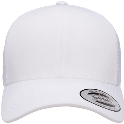 Gorra Flexfit 6606 Retro trucker blanco