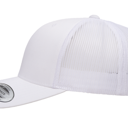 Gorra Flexfit 6606 Retro trucker blanco