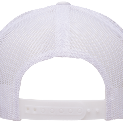 Gorra Flexfit 6606 Retro trucker blanco