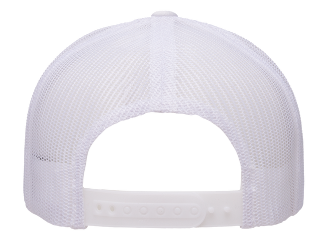 Gorra Flexfit 6606 Retro trucker blanco