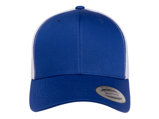 Gorra Flexfit 6606T Retro trucker Azul rey / Blanco
