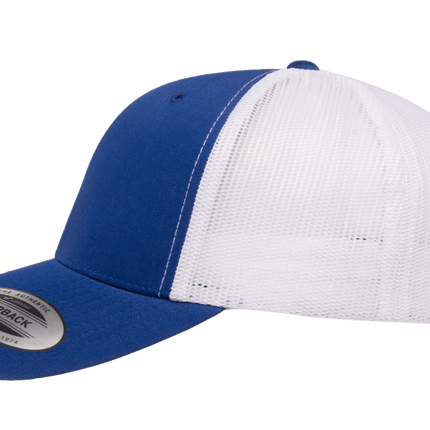 Gorra Flexfit 6606T Retro trucker Azul rey / Blanco