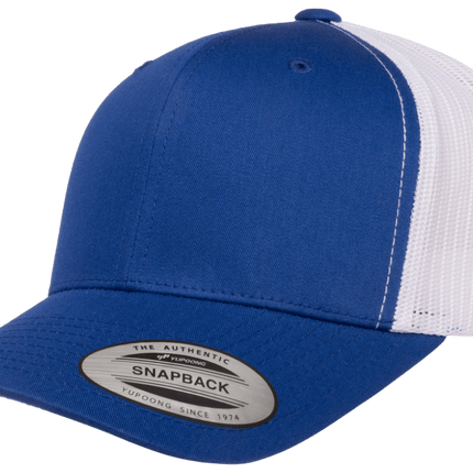 Gorra Flexfit 6606T Retro trucker Azul rey / Blanco