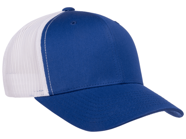 Gorra Flexfit 6606T Retro trucker Azul rey / Blanco