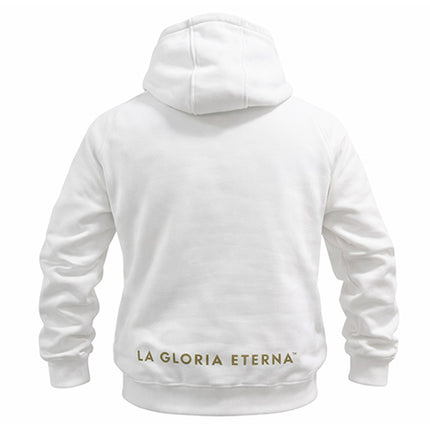Hoodie Atlético Nacional Oficial conmebol libertadores la gloria eterna blanco