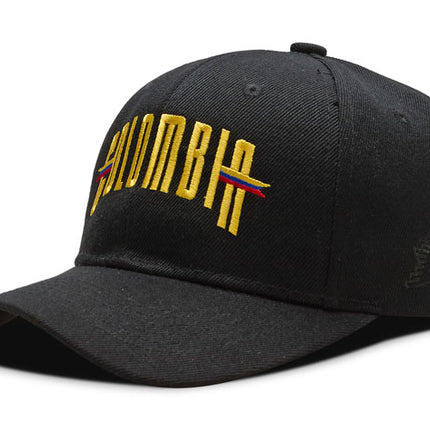 Gorra DJ caps Souvenir Colombia banderas negra