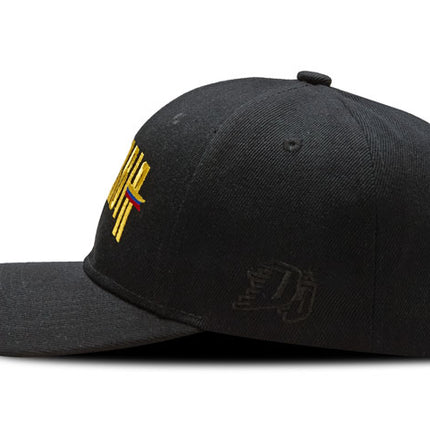 Gorra DJ caps Souvenir Colombia banderas negra