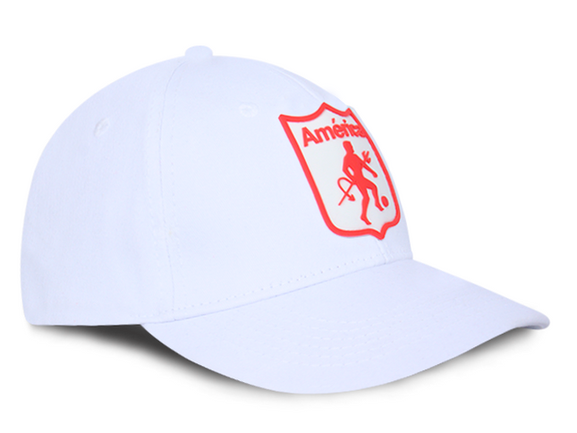 Gorra América de Cali Oficial OC Caps Conmebol libertadores femenina Blanca
